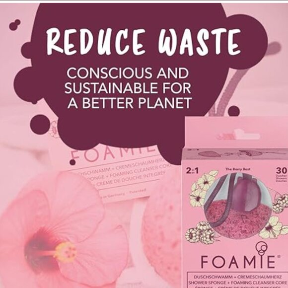 Pink Shower Sponge with Foaming Cleanser Core - Picture 3 of 8